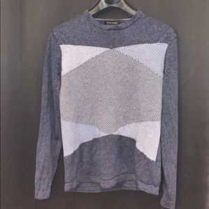 Banana Republic Navy Patterned Sweater